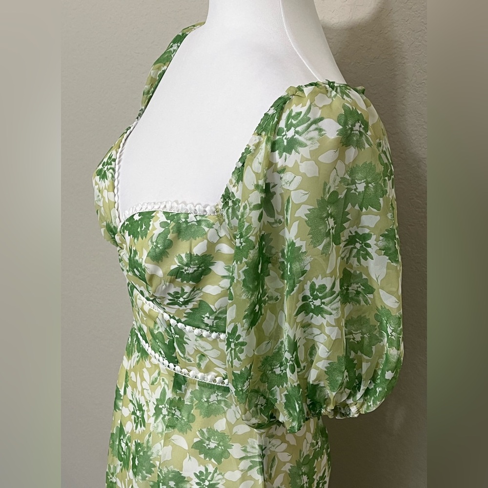 Hello Molly Drinking Games Green Viral Night Out Party Wear Mini Dress Size 6 - Picture 5 of 16